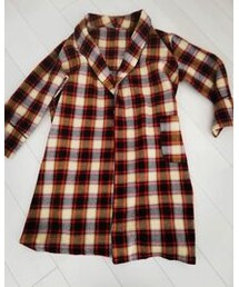 古着 | 古着チェックガウン(その他アウター)