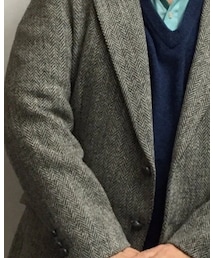 HARRIS TWEED | 古着。かなり古い感じがする。(テーラードジャケット)