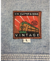 H.W.Carter&sons | 下についてるもうひとつのタグに「Still Made in USA」と書かれてる。(デニムジャケット)