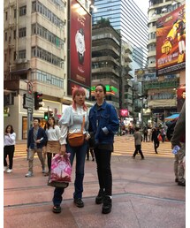 香港のタイムズスクエア | 笑顔が足りない感じですが。(その他)