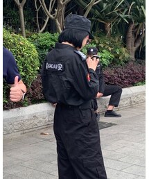 中国警備ファッション | カバーオール