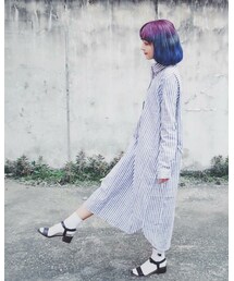 sadonsirius | シャツワンピース