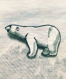 made in west | シロクマピンバッジ(ブローチ/コサージュ)