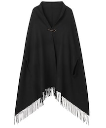 無印良品 | ウール大判手通しケープストール(マフラー)
