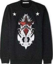 GIVENCHY | Givenchy Columbian-Fit Shark-Print Cotton Sweatshirt(スウェット)