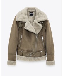 ZARA | ダブルサイド仕様ジャケット(ムートンコート)