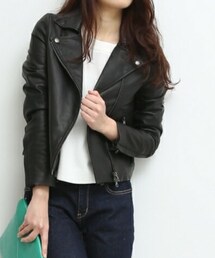 STUDIOUS | ラムダブルライダース(ライダースジャケット)