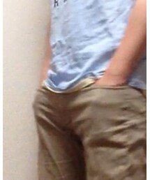 一応黄色と重ね着 | Tシャツ/カットソー