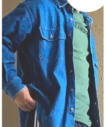 no brand | 古着 デニムシャツ(シャツ/ブラウス)