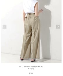HYKE | バックレースアップバギーパンツ(パンツ)