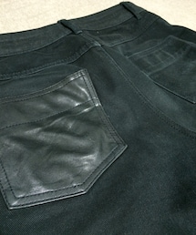 alexanderwang | leather pocket black denim(デニムパンツ)