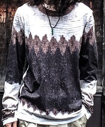 MARTIN MARGIELA | knit print T(Tシャツ/カットソー)