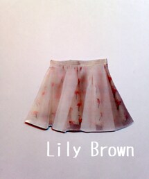LILY BROWN | フラミンゴオーガンジースカート(スカート)