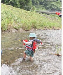 岩に片足乗せて打つ😂 | その他