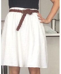 smart set | eyelet white full skirt(スカート)