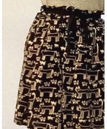 miss point: cat-print skirt(スカート)