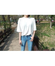 FLYMODEL | シンプルベーシック半袖Tシャツ(Tシャツ/カットソー)