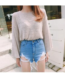 FLYMODEL | ワイドスリーブプルオーバー(ニット/セーター)