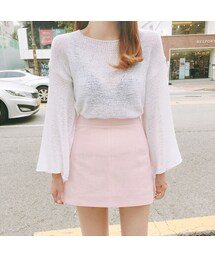 FLYMODEL | 無地ラウンドネックニット(ニット/セーター)