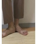 奥さんの手作りの「アクセサリー(アンクレット)」