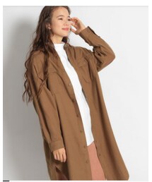 niko and... | チェックCPOビッグワンピース(シャツワンピース)