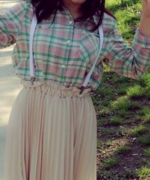 earth music&ecology | マドラスチェックシャツ(シャツ/ブラウス)