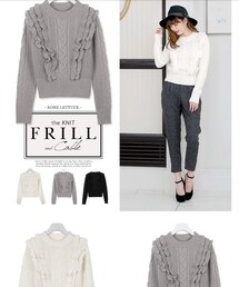 神戸レタス | フリルニット(ニット/セーター)