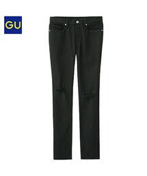 GU | スキニージーンズ(ダメージ)(デニムパンツ)