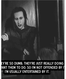 MARILYN MANSON | トップス