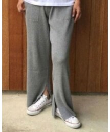 SaaCha | サーマルスリットイージーパンツ(その他パンツ)