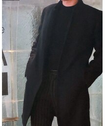 ZARA | ノーカラーコート