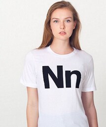 American Apparel | ヘルベチカアルファベットTシャツ(Tシャツ/カットソー)