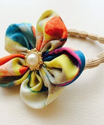 フラワーヘアゴム(ヘアゴム)