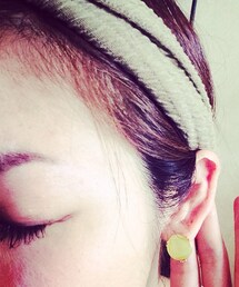 イエローピアス(ピアス（両耳用）)