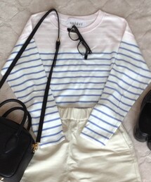 SNIDEL | ボーダートップス(Tシャツ/カットソー)