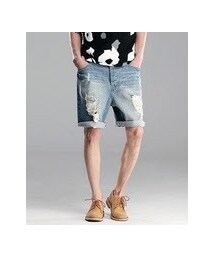 am | 牛仔短褲(デニムパンツ)