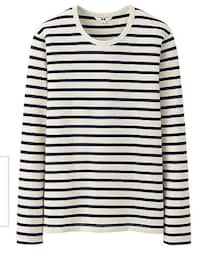 UNIQLO | ウォッシュボーダークルーネックＴ(Tシャツ/カットソー)