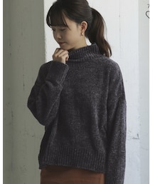 urban research were house | ハイネックベロア(ニット/セーター)