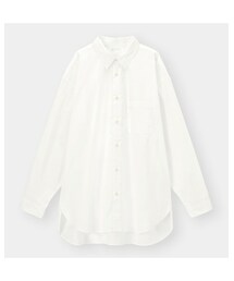 GU | ブロードオーバーサイズシャツ(長袖)(シャツ/ブラウス)