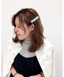 バレッタ着画 | モノトーンStyleのPointに💘(その他)