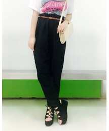VINTAGE | パリの古着🇫🇷 ピンドットとルーズなシルエットに一目惚れ💘(パンツ)