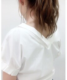 ブラウスはバックスタイルが💘 | シャツ/ブラウス