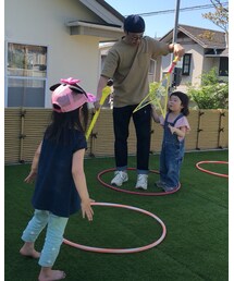 同窓会的BBQでの一コマ…オーバーオールの子は私の娘ちゃん | その他