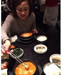 夜ご飯はお姉ちゃんとスンドゥブ(●´ω`●) | その他