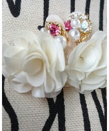 ハンドメイド♡ | ライブ用に作ってくれました♡(イヤリング)