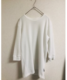 GU | 【GU】白ダボt シャツ(Tシャツ/カットソー)