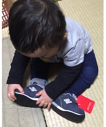 NEW BALANCE | 誕生日に靴をもらいました♪ファーストシューズだ♡(スニーカー)