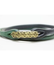 cramp | Lilac×Cramp（ライラック×クランプ）　　Shamrock Brace Brass シャムロック(ブレスレット)