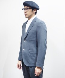 or Glory | OR GLORY（オアグローリー）　　Poly Tweed Jacket 2Bジャケット(ノーカラージャケット)