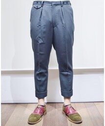 or Glory | OR GLORY（オアグローリー）　　Poly Tweed Slacks クロップドスラックス(スラックス)